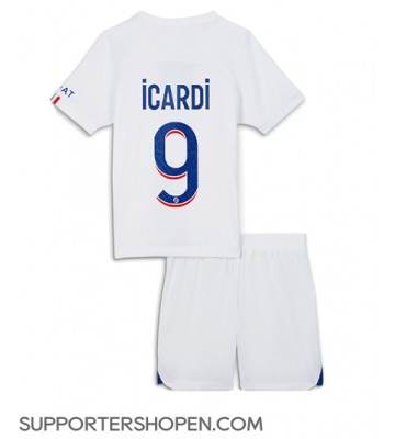 Paris Saint-Germain Mauro Icardi #9 Tredje tröja Barn 2022-23 Kortärmad (+ korta byxor)